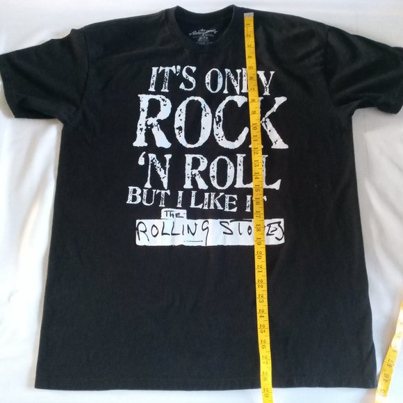 Rolling Stones "Its only Rock N Roll but I like it black Tee Size XL - Picture 4 of 6